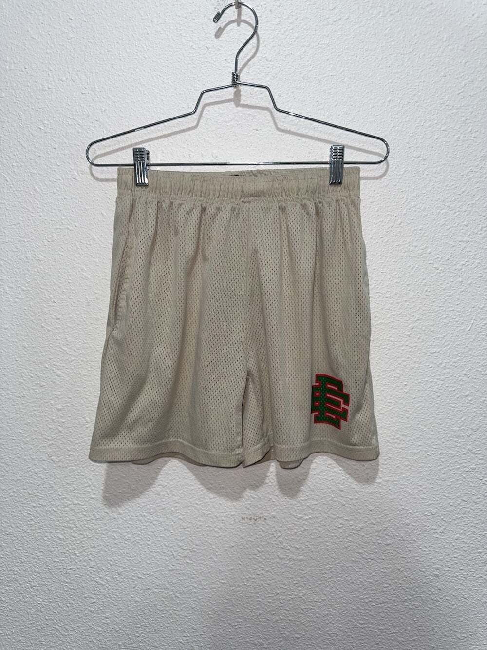 Eric Emanuel EE Basic Mesh Shorts Beige Size M
